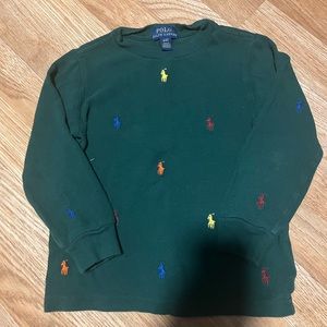 Kids Long Sleeve Polo Shirt